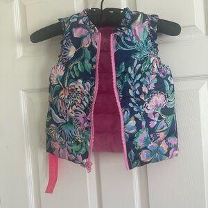 Lilly Pulitzer Girl’s Reversible vest. New with tags 4-5